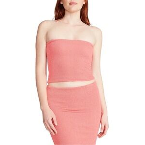 Steve Madden Nina Tube Top Spring Rose